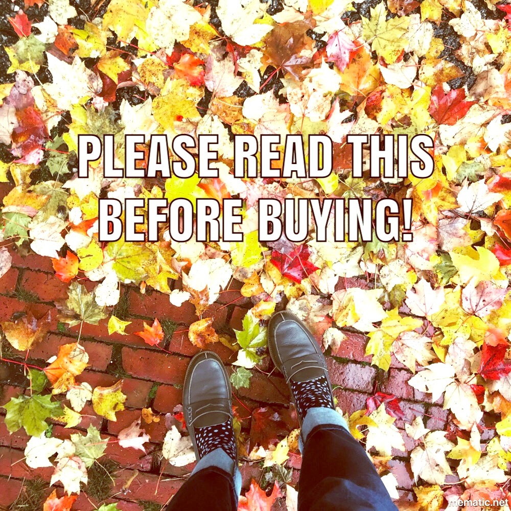 Please read this before purchasing!